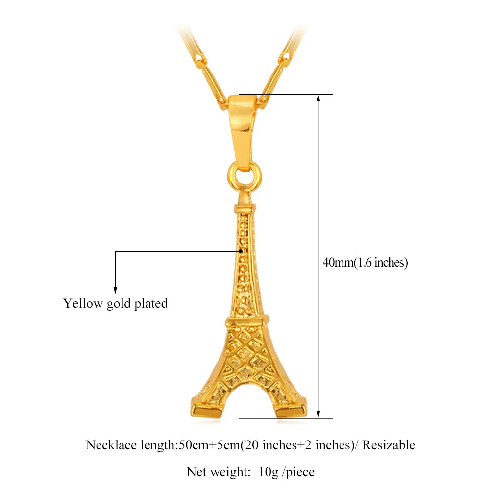 Kpop Pendants Necklaces For Men/Women Hot New Style Big Classical Eiffel Tower Pendant High Quality Gold Color Jewelry P006
Kpop Pendants Necklaces For Men/Women Hot New Style Big Classical Eiffel Tower Pendant High Quality Gold Color Jewelry P006