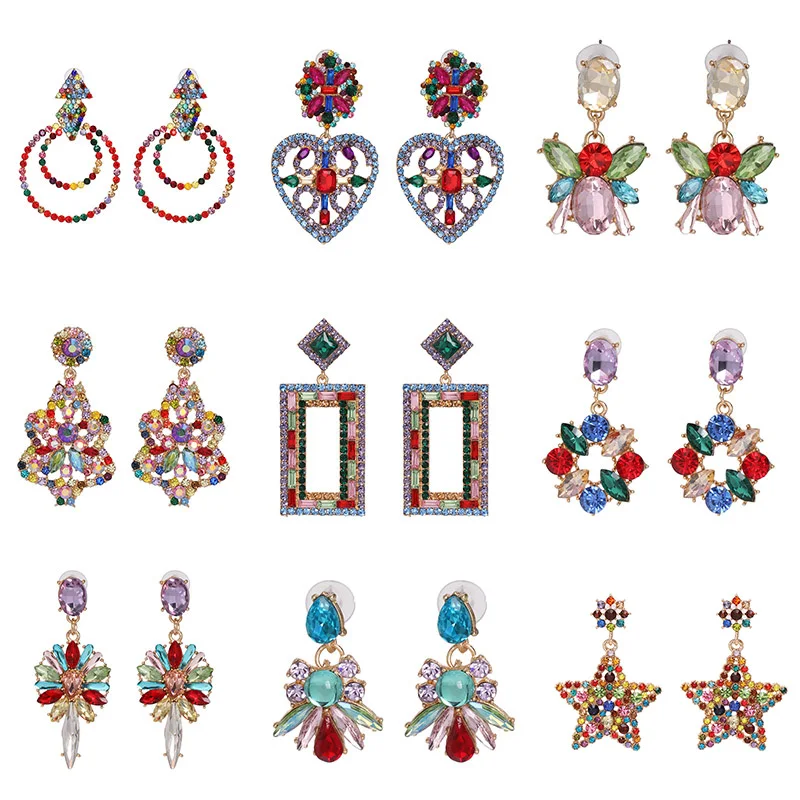 FASHIONSNOOPS Women Crystal Earring Statement Jewelry For Female Vintage Dangle Earrings Wedding Gifts
FASHIONSNOOPS Women Crystal Earring Statement Jewelry For Female Vintage Dangle Earrings Wedding Gifts