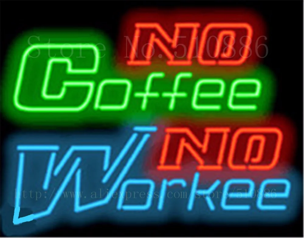 19*15 "No Coffee No Workee неоновая вывеска, настоящий стеклянный пивной бар, светильник для паба, вывеска для магазина, ресторанный магазин, рекламный ...
19*15 "No Coffee No Workee неоновая вывеска, настоящий стеклянный пивной бар, светильник для паба, вывеска для магазина, ресторанный магазин, рекламный ...