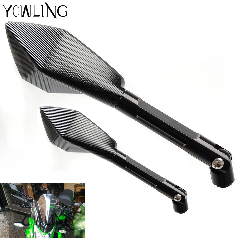 Universal Motorcycle mirrors Aluminum motorbike Side mirror rearview for Kawasaki NINJA 650R/ER6F/ER6N ER-6N GTR1400 / CONCOURS
Universal Motorcycle mirrors Aluminum motorbike Side mirror rearview for Kawasaki NINJA 650R/ER6F/ER6N ER-6N GTR1400 / CONCOURS