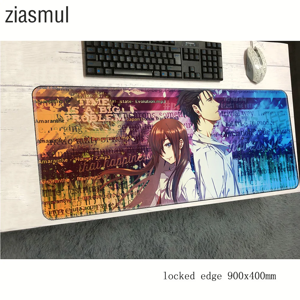 steins gate mouse pad 900x400x3mm mousepads Aestheticism gaming mousepad gamer Professional large mouse pads keyboard pc pad
steins gate mouse pad 900x400x3mm mousepads Aestheticism gaming mousepad gamer Professional large mouse pads keyboard pc pad