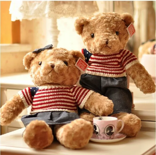 a pair lovely teddy bears toys plush lovers bear toys with the Stars and the Stripes cloth birthday gift doll about 60cm
a pair lovely teddy bears toys plush lovers bear toys with the Stars and the Stripes cloth birthday gift doll about 60cm