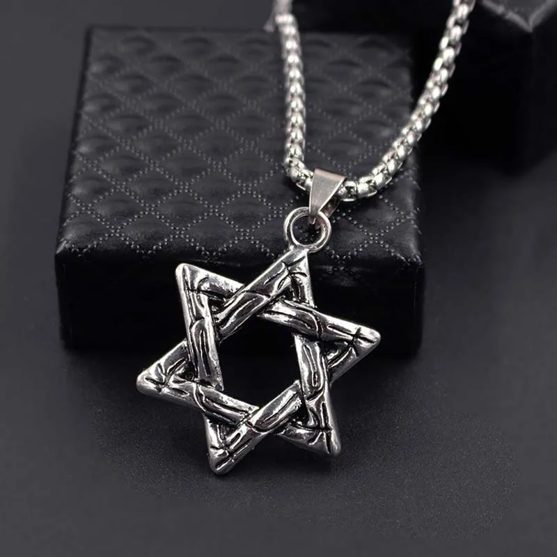 Star Pendant Israel Chain Necklaces Men Women Stainless Steel Judaica Silver Color Jewish Jewelry
Star Pendant Israel Chain Necklaces Men Women Stainless Steel Judaica Silver Color Jewish Jewelry