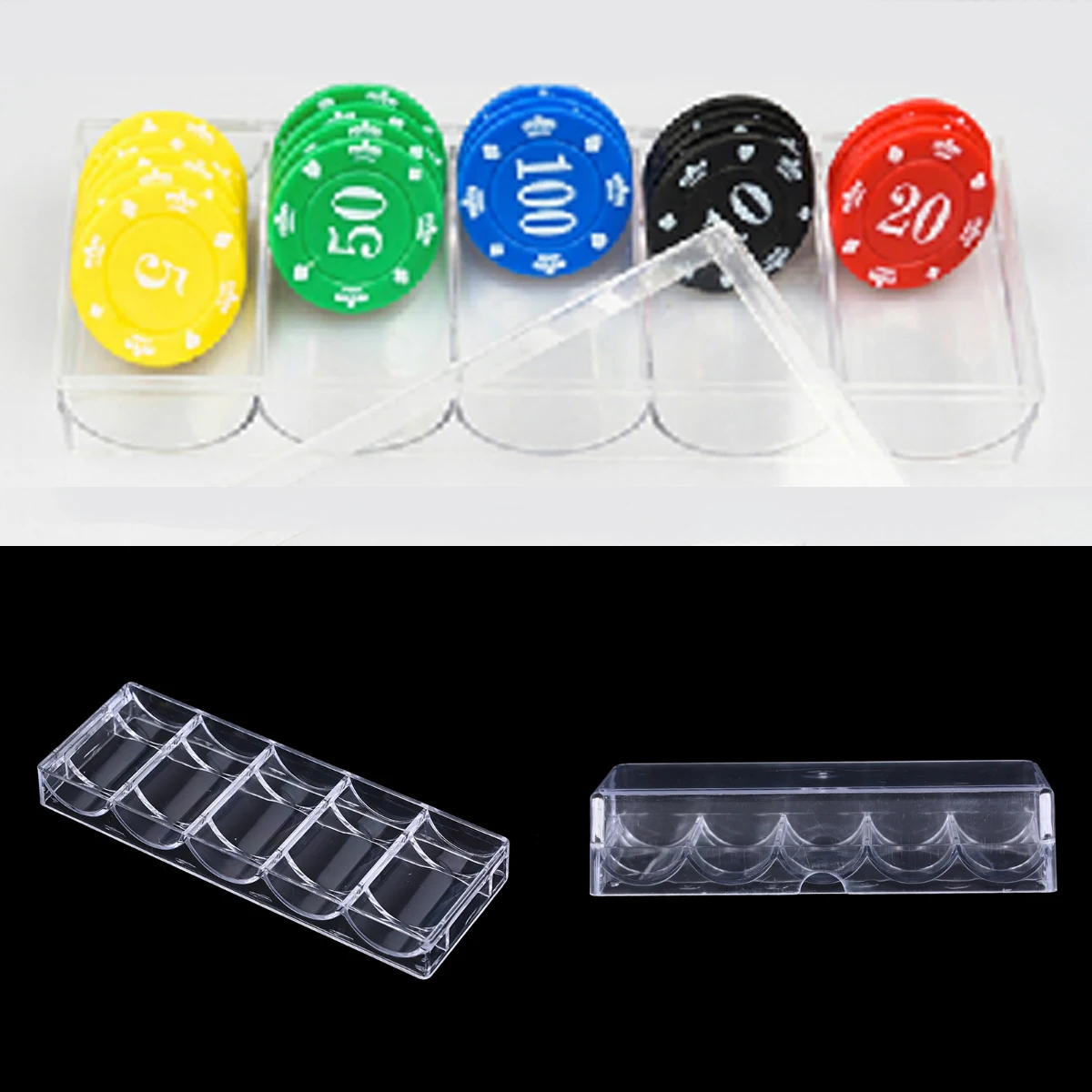 Poker Acrylic Fine Chips Tray Chips Case With Covers Poker Chips Transparent Box Casino Game Poker Chips Set Box
Poker Acrylic Fine Chips Tray Chips Case With Covers Poker Chips Transparent Box Casino Game Poker Chips Set Box