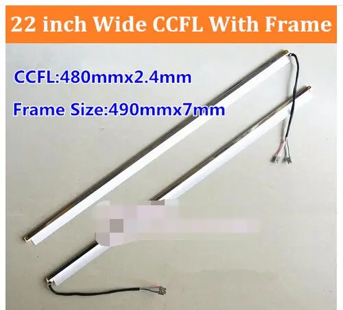 2PCS 22'' inch wide dual lamps CCFL with frame,LCD lamp backlight with housing,CCFL with cover,CCFL:480mmx2.4mm,FRAME:490mmx7mm
2PCS 22'' inch wide dual lamps CCFL with frame,LCD lamp backlight with housing,CCFL with cover,CCFL:480mmx2.4mm,FRAME:490mmx7mm