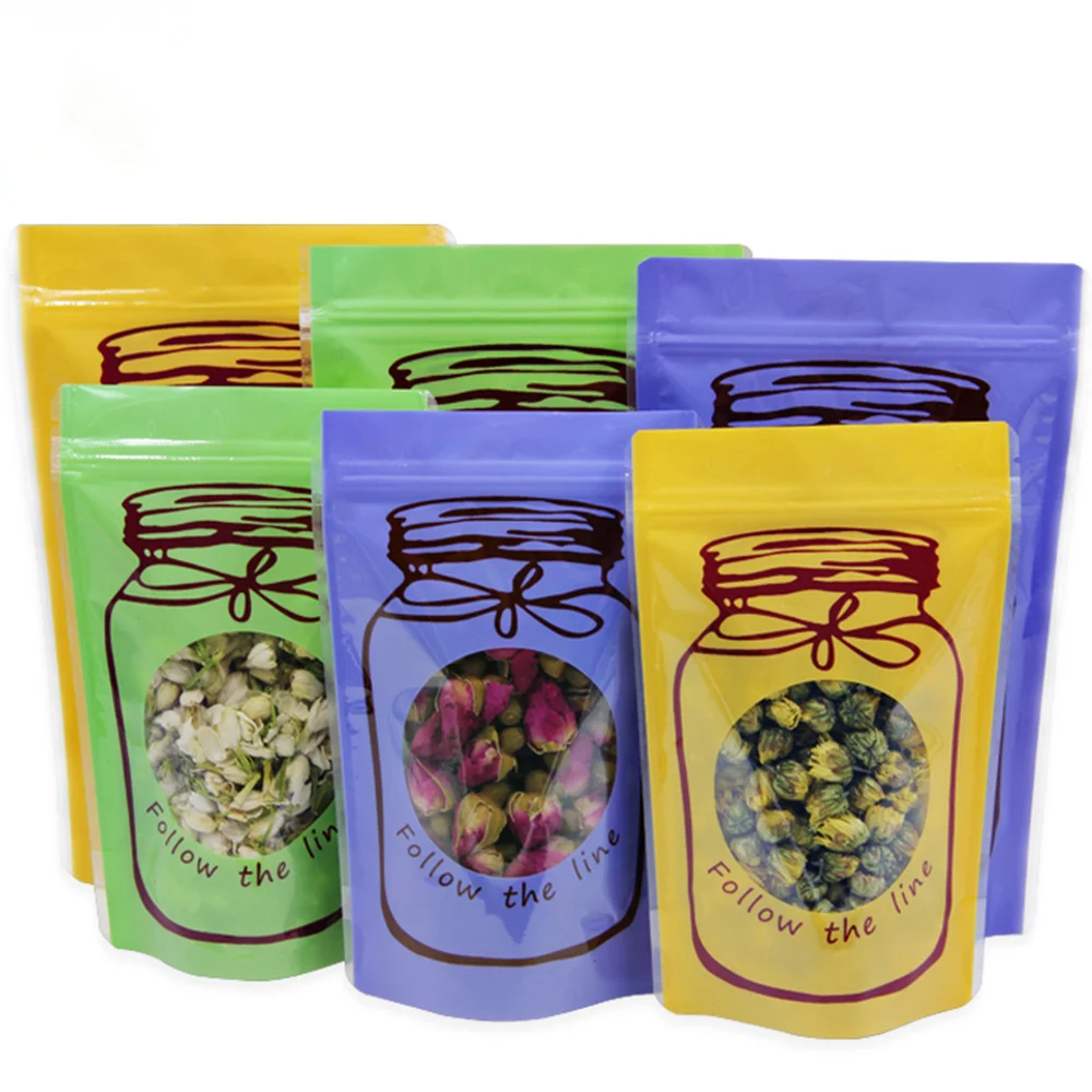 100Pcs/Lot 10x16cm Stand Up Bags Self Seal Packaging Bag Pouch Reusable Plastic Ziplock Clear Bags Bottle Printed Candy Storage
100Pcs/Lot 10x16cm Stand Up Bags Self Seal Packaging Bag Pouch Reusable Plastic Ziplock Clear Bags Bottle Printed Candy Storage