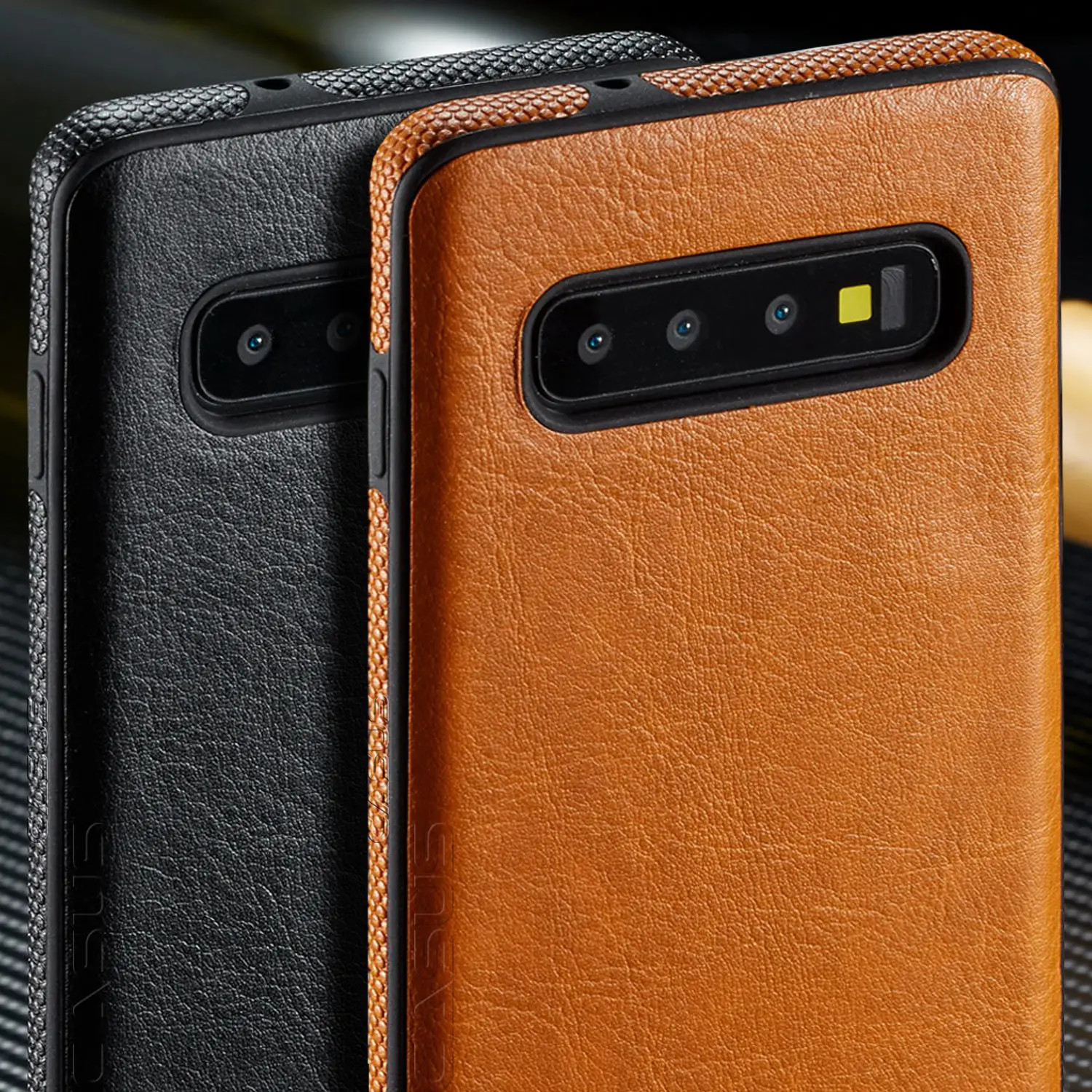Чехол для Samsung Galaxy S10 Plus роскошный Винтажный чехол из искусственной кожи