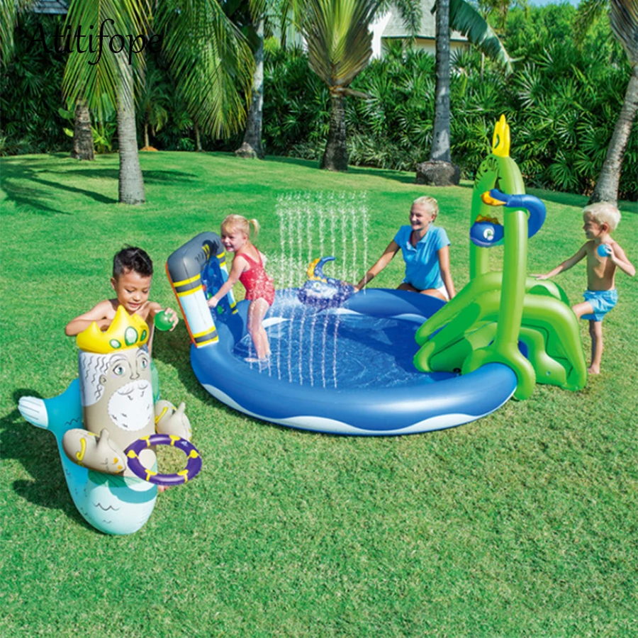 Children's Thickened Plastic Inflatable Pool Garden Pool For Baby Summer Water Play Pool Happy Time With Kids Birthday Gift
Children's Thickened Plastic Inflatable Pool Garden Pool For Baby Summer Water Play Pool Happy Time With Kids Birthday Gift