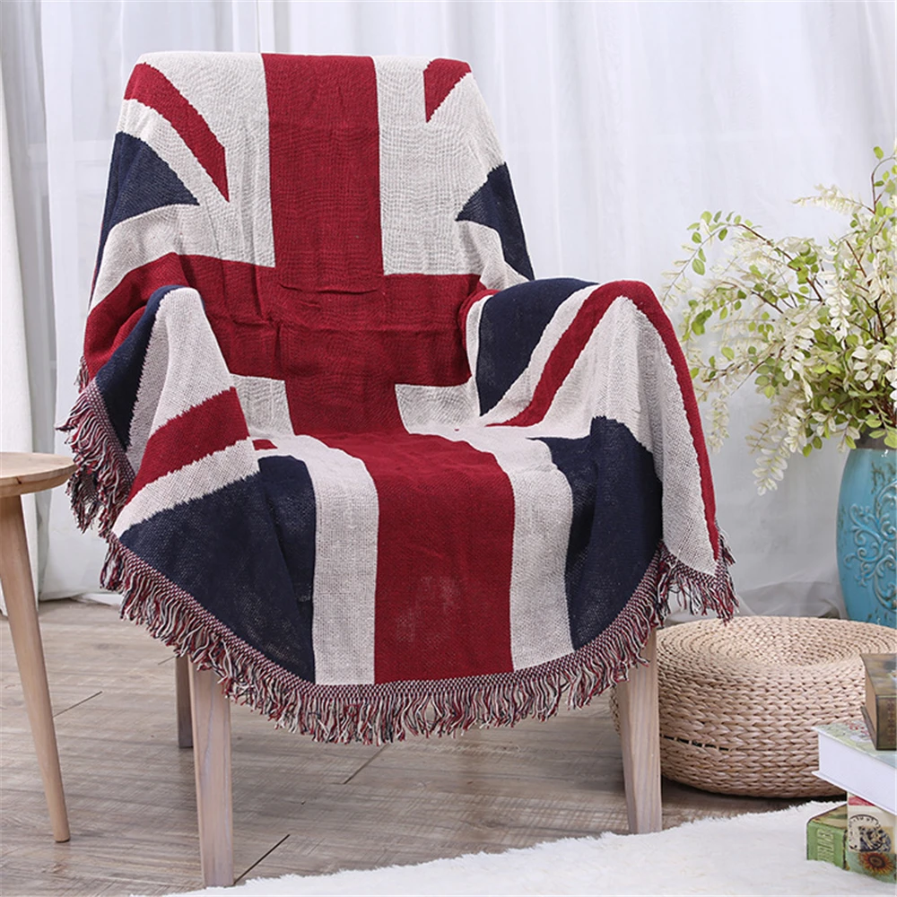 Одеяло для дивана из тяжелого хлопка, вязаное диванное покрывало Union Jack, для кровати, диванов, Новогодний Декор для дома
Одеяло для дивана из тяжелого хлопка, вязаное диванное покрывало Union Jack, для кровати, диванов, Новогодний Декор для дома