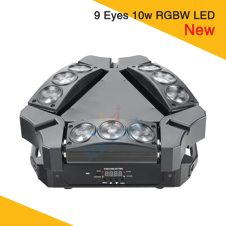 New Light Mini Spider Beam 9 Eyes 10w RGBW LED Moving Head Light For Dj Disco Club Event
New Light Mini Spider Beam 9 Eyes 10w RGBW LED Moving Head Light For Dj Disco Club Event