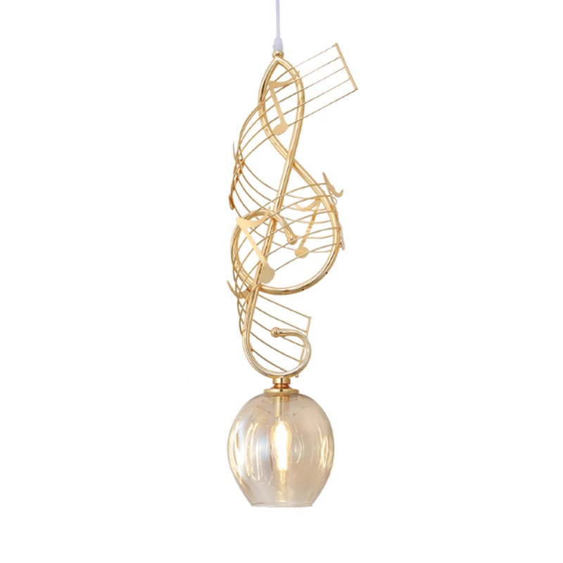 Postmodern electroplated gold note pendant lamp Nordic creative iron circle glass single head LED E27 lighting restaurant fixtur
Postmodern electroplated gold note pendant lamp Nordic creative iron circle glass single head LED E27 lighting restaurant fixtur