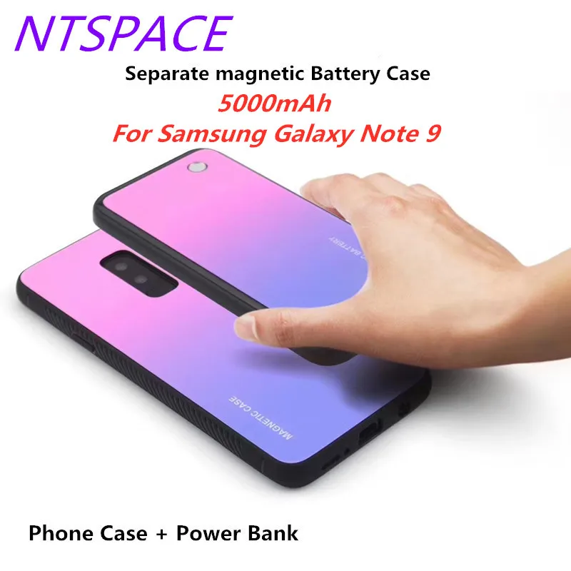Extended Phone Battery Case 5000mAh Wireless Magnetic Battery Charging Case For Samsung Galaxy Note 9 Separate Power Bank Case
Extended Phone Battery Case 5000mAh Wireless Magnetic Battery Charging Case For Samsung Galaxy Note 9 Separate Power Bank Case