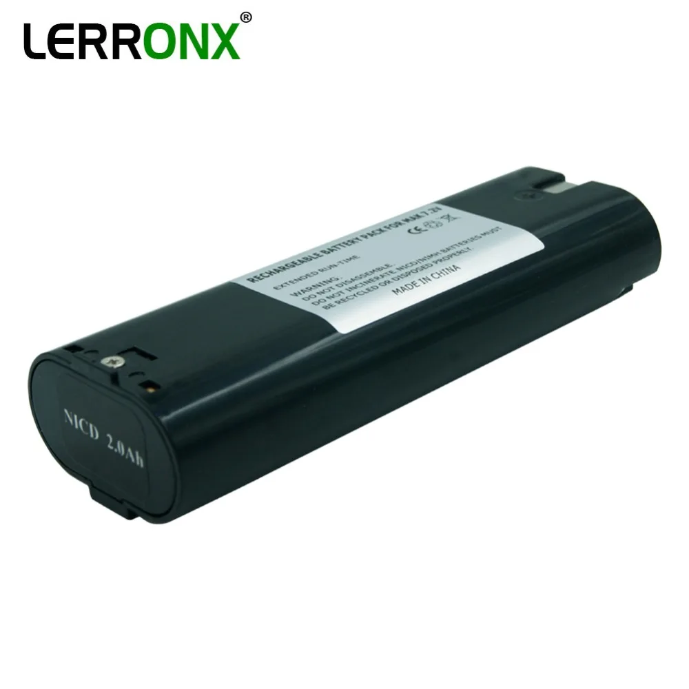 Перезаряжаемый Ni CD аккумулятор LERRONX 7 2 в 7000 Ач для электроинструмента Makita 3700D 4071D