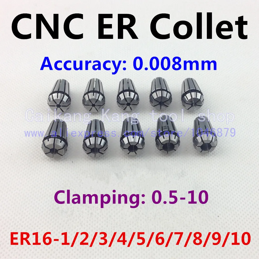precision 0.008mm, CNC collet, collet clamping tool holder, collet flexible, high precision collet, ER16-1/2/3/4/5/6/7/8/9/10MM
precision 0.008mm, CNC collet, collet clamping tool holder, collet flexible, high precision collet, ER16-1/2/3/4/5/6/7/8/9/10MM
