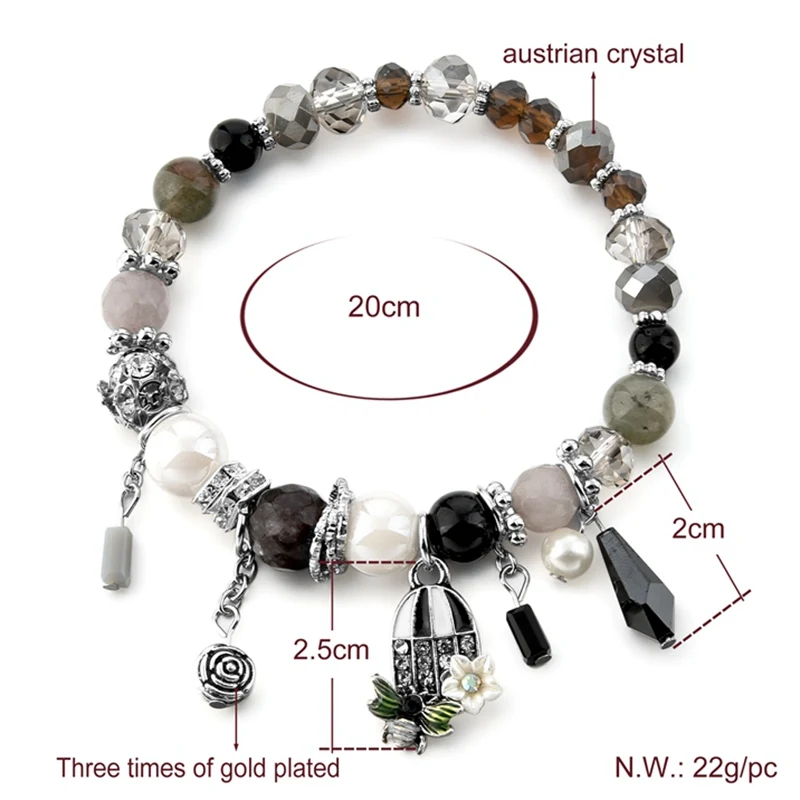 TOUCHEART High Quality Crystal Pendant Charm Bracelet For Women Custom Bracelet Bangles Charms Luxury Brand Bracelets SBR170142
TOUCHEART High Quality Crystal Pendant Charm Bracelet For Women Custom Bracelet Bangles Charms Luxury Brand Bracelets SBR170142