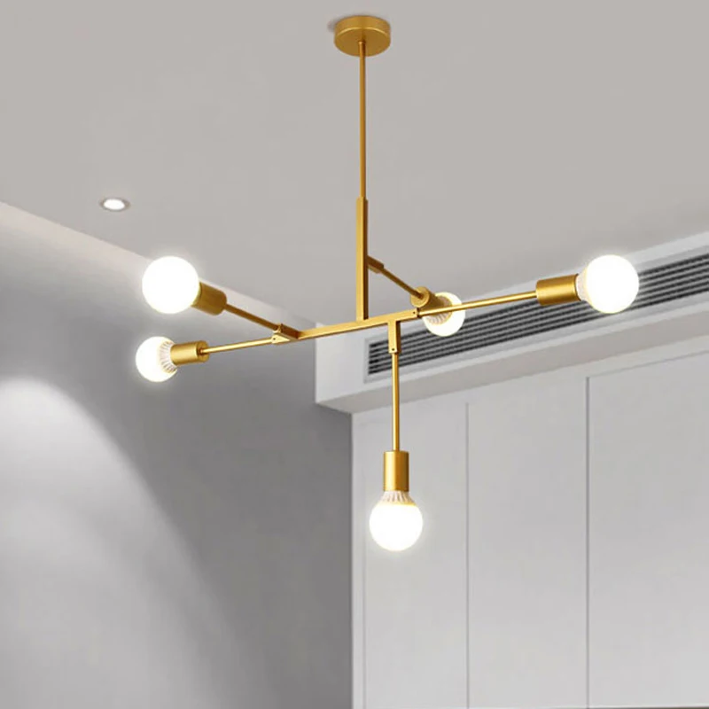 Modern LED chandelier lighting 5 lights gold hanging light lamp for dinning living room foyer pendant lamp
Modern LED chandelier lighting 5 lights gold hanging light lamp for dinning living room foyer pendant lamp