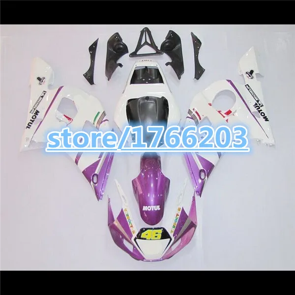 Fairing kit for YZF-R6 98-02 purple white YZF R6 98 99 00 01 02 YZF 600 R6 1998 - 2002 fairing kits
Fairing kit for YZF-R6 98-02 purple white YZF R6 98 99 00 01 02 YZF 600 R6 1998 - 2002 fairing kits