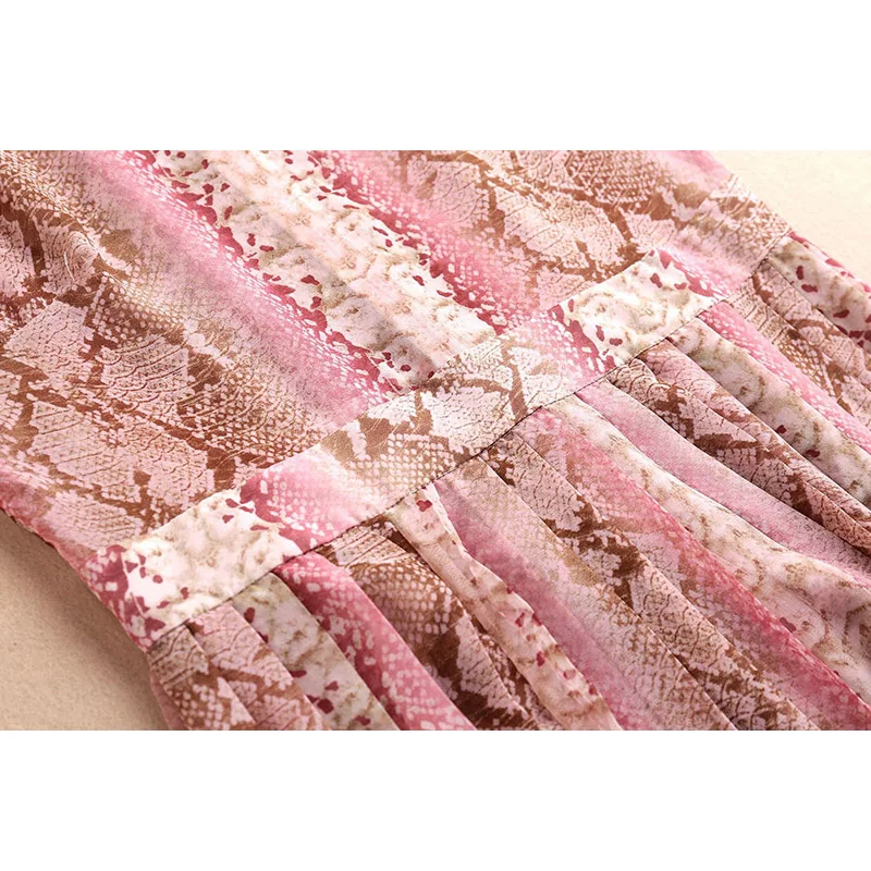 Women's 2019 Spring Summer New High Quality Dress Elegant Fresh Sweet Printed Wooden Ear Collar High Waist Pleated Ladies dress
Women's 2019 Spring Summer New High Quality Dress Elegant Fresh Sweet Printed Wooden Ear Collar High Waist Pleated Ladies dress