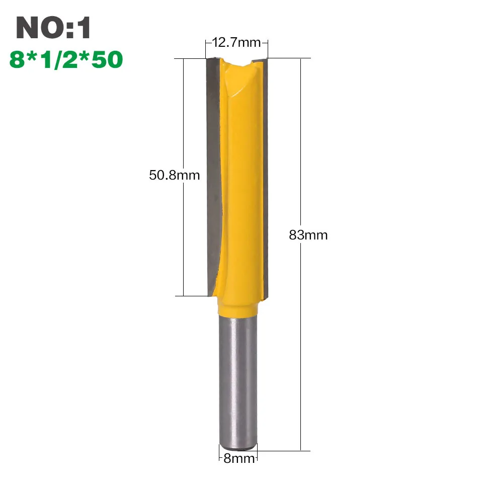 1pcs 8mm Shank 80mm 95mm 109mm Extra Long Flush Trim Router Bit Woodworking Milling Cutter Tools
1pcs 8mm Shank 80mm 95mm 109mm Extra Long Flush Trim Router Bit Woodworking Milling Cutter Tools