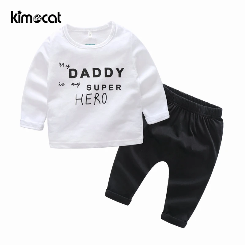 Kimocat Newborn Baby Boy Clothes 2pcs Cotton Comfortable Fabric High Quality Baby Boy's Suit Clothing Set Letter Hero Printing
Kimocat Newborn Baby Boy Clothes 2pcs Cotton Comfortable Fabric High Quality Baby Boy's Suit Clothing Set Letter Hero Printing