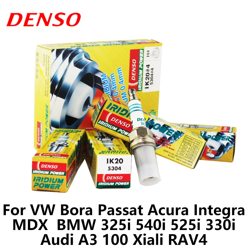 4 шт./компл. DENSO автомобильная свеча зажигания для KIA Cerato Lifan 320 520 620 X60 Mitsubishi Pajero V73/V77