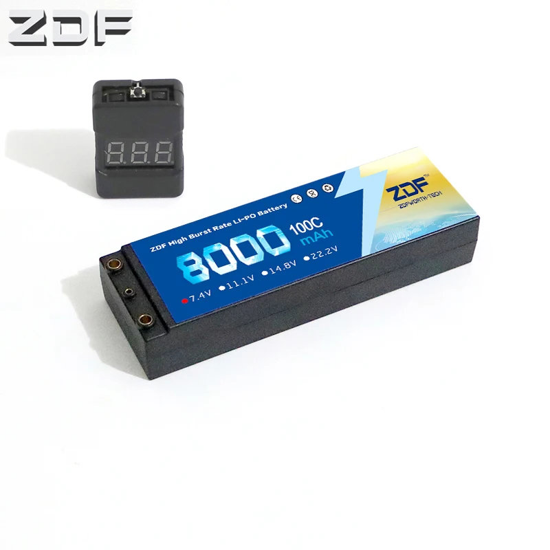 Жесткий чехол ZDF RC Lipo 2S, 7,4 В, 8000 мА · ч, 1/10 C max, 200C, с зуммером низкого напряжения, сигнализацией BX100, для радиоуправляемых моделей, Trx4, автомобил...
Жесткий чехол ZDF RC Lipo 2S, 7,4 В, 8000 мА · ч, 1/10 C max, 200C, с зуммером низкого напряжения, сигнализацией BX100, для радиоуправляемых моделей, Trx4, автомобил...