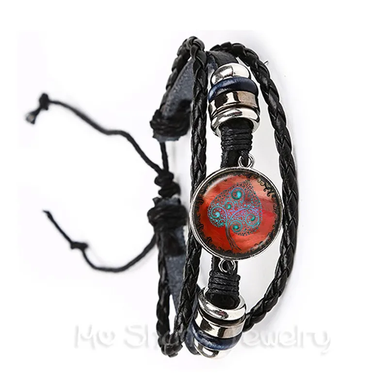 Hot Sale Vintage Tree of Life Glass Cabochon Bracelet For Men Women Children Black/Brown Leather Bangles Jewelry Gift
Hot Sale Vintage Tree of Life Glass Cabochon Bracelet For Men Women Children Black/Brown Leather Bangles Jewelry Gift