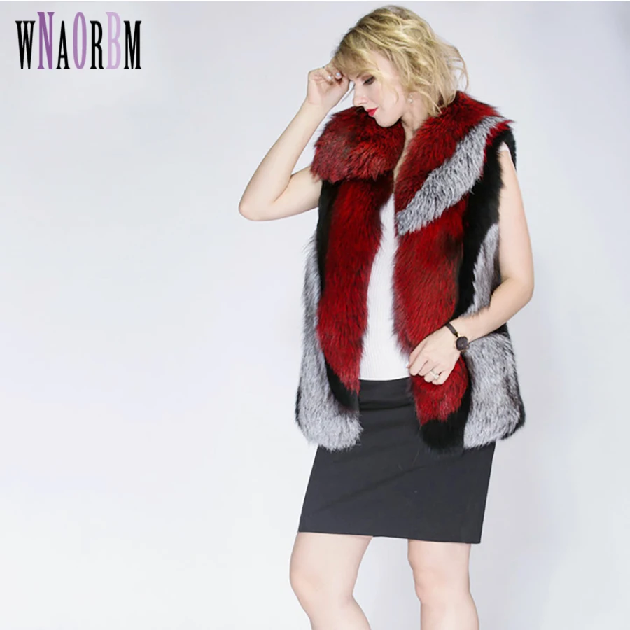2022 70 cm Fashion Fox Fur Vest, Winter Warm Fox Fur Coat, Noble Luxury Fur Waistcoat Manteau Fourrure Femme Abrigo Pelo
2022 70 cm Fashion Fox Fur Vest, Winter Warm Fox Fur Coat, Noble Luxury Fur Waistcoat Manteau Fourrure Femme Abrigo Pelo