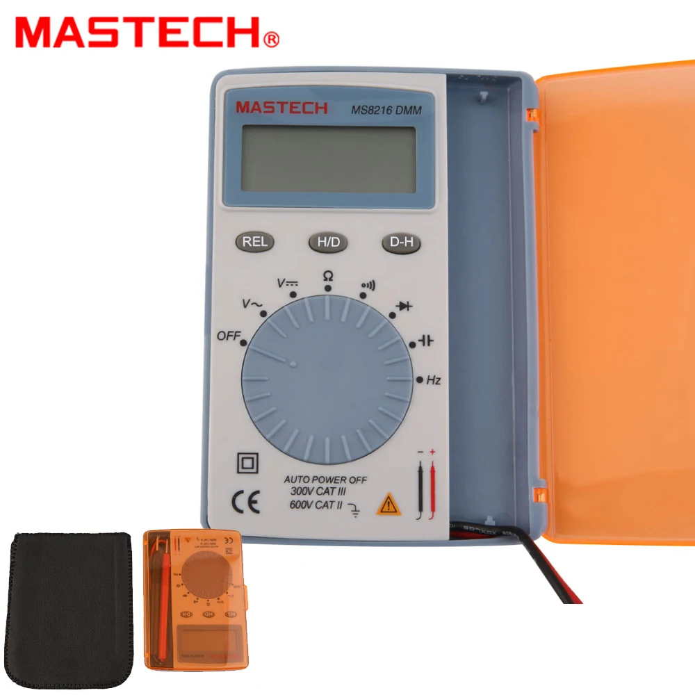 Цифровой Мультиметр MASTECH MS8216, карманный, Удержание данных, 4000 отсчетов, Автоматический диапазон, ЖК-дисплей, переменный/постоянный ток, DMM-те...
Цифровой Мультиметр MASTECH MS8216, карманный, Удержание данных, 4000 отсчетов, Автоматический диапазон, ЖК-дисплей, переменный/постоянный ток, DMM-те...