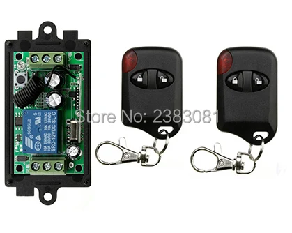 NEW DC12V 1CH Wireless Remote Control Switch System teleswitch 1*Receiver + 2*Transmitters for Appliances Gate Garage Door
NEW DC12V 1CH Wireless Remote Control Switch System teleswitch 1*Receiver + 2*Transmitters for Appliances Gate Garage Door