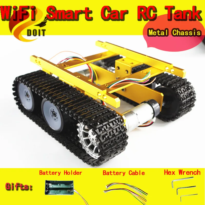 Official DOIT Speed Sensors Tank Chassis/Creeper Truck/Tracked Smart Car/High Torque Motors and Hall Sensor/Robot Part for DIY
Official DOIT Speed Sensors Tank Chassis/Creeper Truck/Tracked Smart Car/High Torque Motors and Hall Sensor/Robot Part for DIY