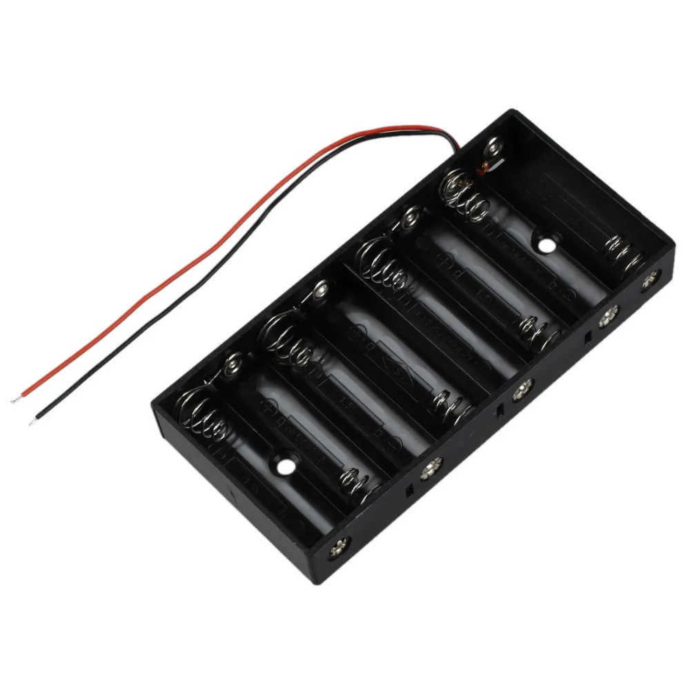 MasterFire 20pcs/lot Black Plastic 8 X 1.5V AA CELL Batteries Holder Storage Box standard 12V 2A Battery Case Cover
MasterFire 20pcs/lot Black Plastic 8 X 1.5V AA CELL Batteries Holder Storage Box standard 12V 2A Battery Case Cover