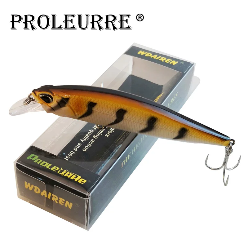 Proleurre New JERKBAIT Model Professional Fishing Lure 110mm 14g Floating Wobbler Minnow 0.8-1.2m Bass Pike Bait Strong Hooks
Proleurre New JERKBAIT Model Professional Fishing Lure 110mm 14g Floating Wobbler Minnow 0.8-1.2m Bass Pike Bait Strong Hooks