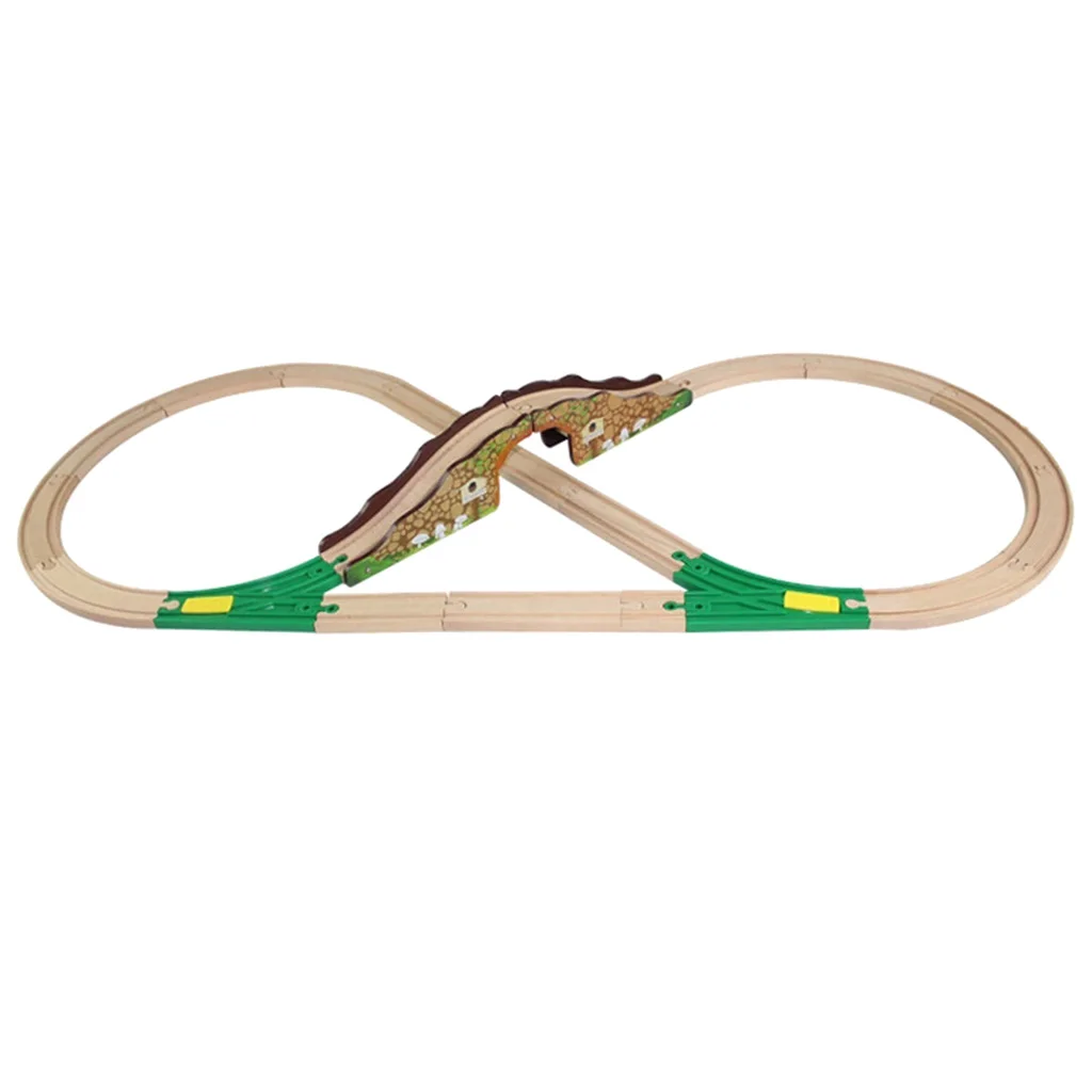 20pcs Wooden Train Track Expansion Set Toy Railway Building Pieces Accessories - Compatible with All Major Brands Bridge
20pcs Wooden Train Track Expansion Set Toy Railway Building Pieces Accessories - Compatible with All Major Brands Bridge