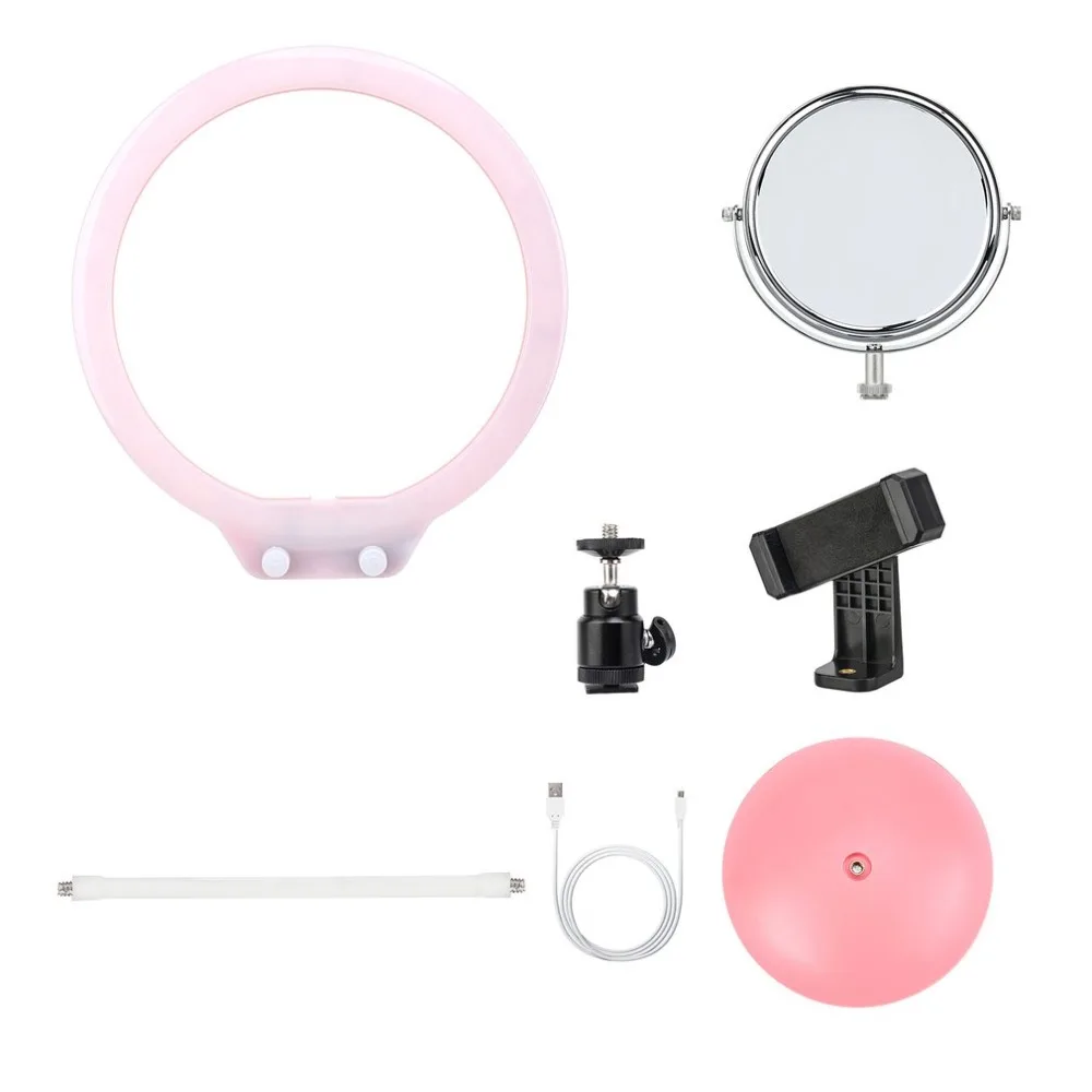 Nebulizer LED Ring Light 3200K-5500K Dimmable Photography Lamp with Camera Ball Head for Makeup Photo Video Lighting
Nebulizer LED Ring Light 3200K-5500K Dimmable Photography Lamp with Camera Ball Head for Makeup Photo Video Lighting