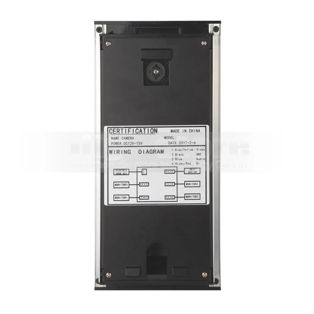 DIYSECUR 10" Apartment Video Intercom Doorbell Video Door Phone System IR Camera Build-in RFID Reader For 2 Families
DIYSECUR 10" Apartment Video Intercom Doorbell Video Door Phone System IR Camera Build-in RFID Reader For 2 Families