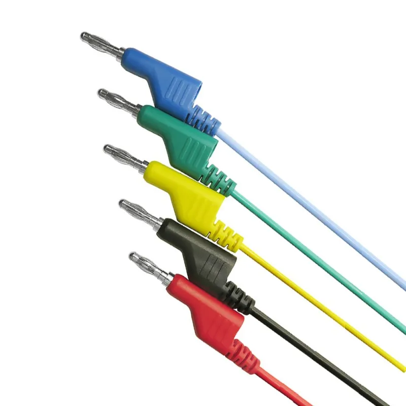 HOT Cleqee P1036 1Set 5pcs 1M 4mm Banana to Banana Plug Test Cable Lead for Multimeter 5 Colors
HOT Cleqee P1036 1Set 5pcs 1M 4mm Banana to Banana Plug Test Cable Lead for Multimeter 5 Colors