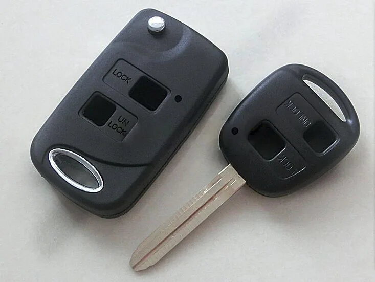 Modified Flip Folding Remote Key Shell For Toyota Camry Prado land Cruiser Previa Ville 2 Buttons FOB Car Key Case Blanks
Modified Flip Folding Remote Key Shell For Toyota Camry Prado land Cruiser Previa Ville 2 Buttons FOB Car Key Case Blanks