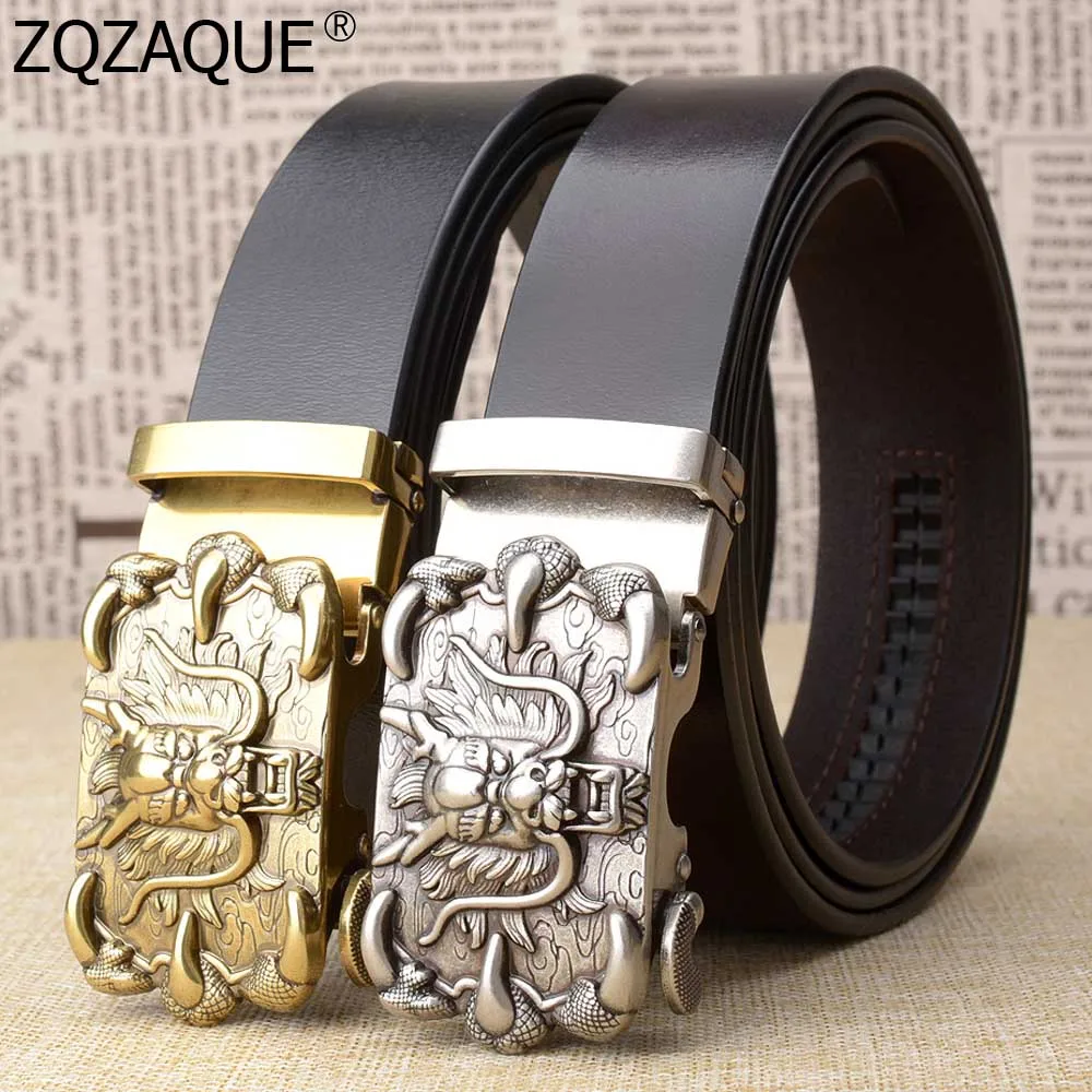 NEW Auto Buckle Leather Belts Cool Character Dragon Pattern Men's All-match Quality Business Automatic Buckle Straps SY1788
NEW Auto Buckle Leather Belts Cool Character Dragon Pattern Men's All-match Quality Business Automatic Buckle Straps SY1788