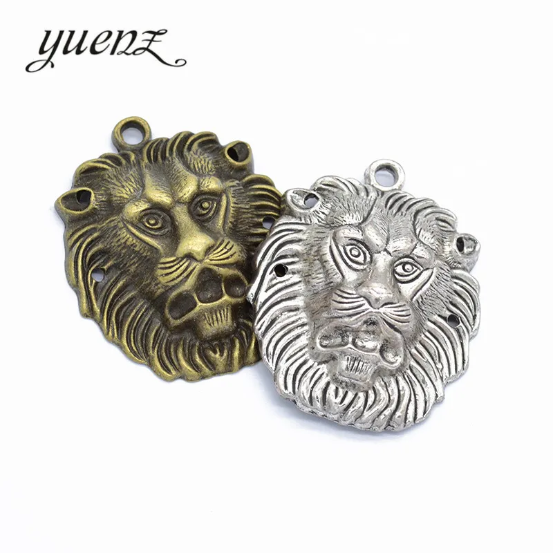 YuenZ 1pcs Antique Silver color Lion head Charms Pendant For DIY Jewelry Making Finding 55*45mm D9203
YuenZ 1pcs Antique Silver color Lion head Charms Pendant For DIY Jewelry Making Finding 55*45mm D9203