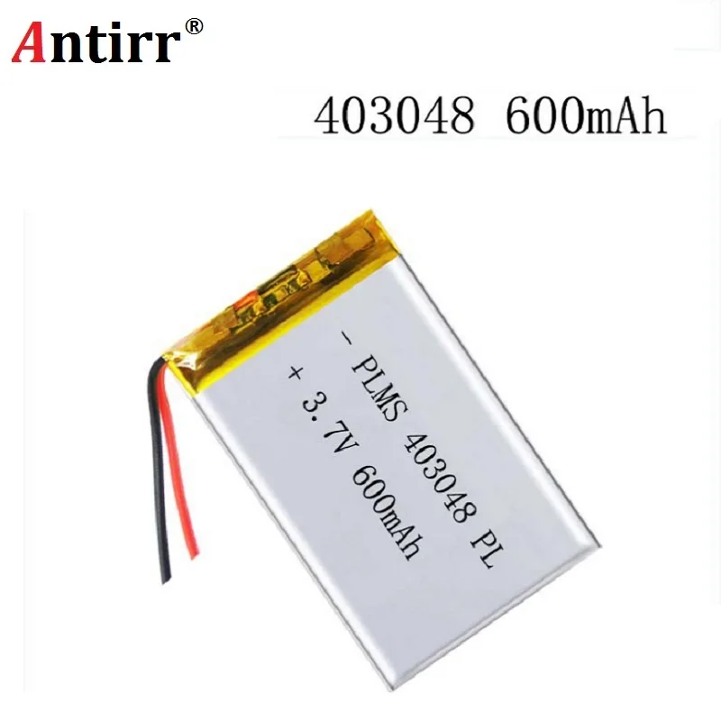 3 7 V 600mAH 403048 PLIB/полимерный литий ионный/литий ионный аккумулятор для GPS mp3 mp4