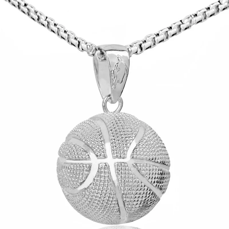 Basketball Necklaces Gold Color Silver Color Pendant Sports Hip Hop Jewelry Stainless Steel Chain For Men Father Day Gifts
Basketball Necklaces Gold Color Silver Color Pendant Sports Hip Hop Jewelry Stainless Steel Chain For Men Father Day Gifts