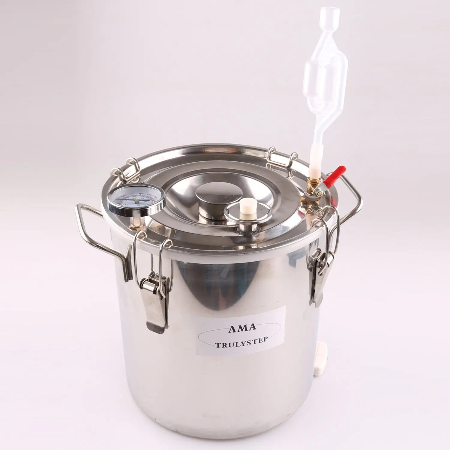 Spare Parts For Moonshine Still / Home Distiller: Stainless Fermenter Pot Boiler & Thermometer & Air Lock
Spare Parts For Moonshine Still / Home Distiller: Stainless Fermenter Pot Boiler & Thermometer & Air Lock