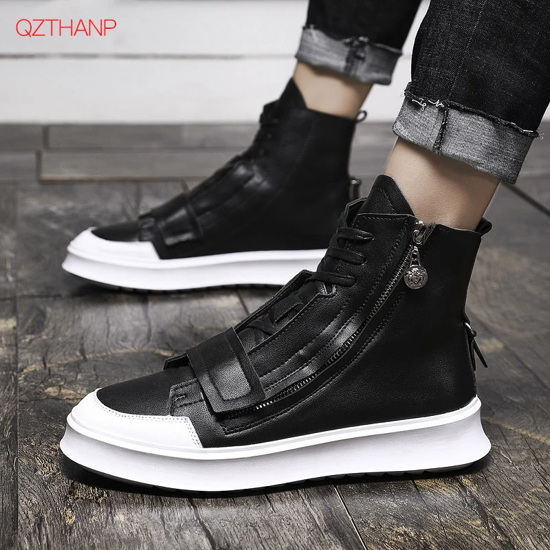 HighQuality PU leather Men Boots Winter Waterproof Ankle Boots Martin Boots Outdoor Casual Waterproof Adult Flats Erkek Ayakkabi
HighQuality PU leather Men Boots Winter Waterproof Ankle Boots Martin Boots Outdoor Casual Waterproof Adult Flats Erkek Ayakkabi