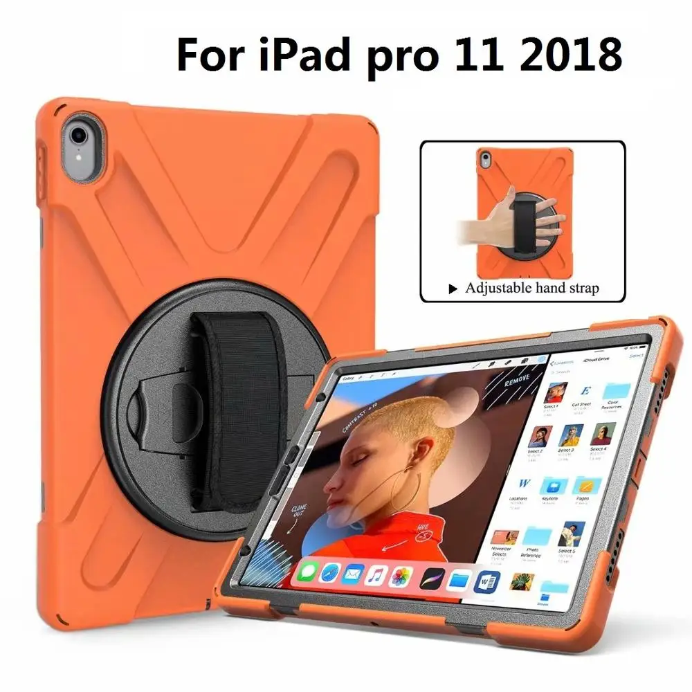 Shockproof Coque For iPad Pro 11 Case 360 Kids Safe Silicone Stand Hand Strap Funda For New iPad Pro 11 2018 Shockproof Cover
Shockproof Coque For iPad Pro 11 Case 360 Kids Safe Silicone Stand Hand Strap Funda For New iPad Pro 11 2018 Shockproof Cover