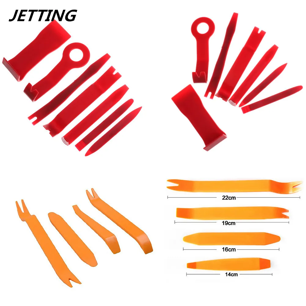 4/7PCS Panel Removal Tool Or 1pcs Car Radio Stereo Release Tool Portable Hand Removal Installer Pry Tool Plastic Accessories
4/7PCS Panel Removal Tool Or 1pcs Car Radio Stereo Release Tool Portable Hand Removal Installer Pry Tool Plastic Accessories
