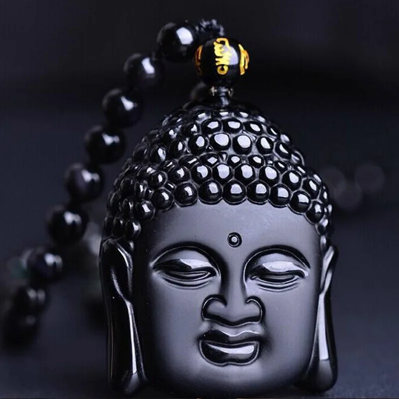 Fine Jewelry Natural Black Obsidian Carved Buddha Lucky Amulet Pendant with Free Necklace for Women Men Gift
Fine Jewelry Natural Black Obsidian Carved Buddha Lucky Amulet Pendant with Free Necklace for Women Men Gift