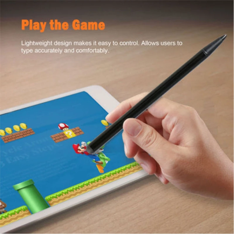 2-In-1 Capacitive & Resistive Touch Screen Stylus Pen For iPhone iPad Tablet Phone
2-In-1 Capacitive & Resistive Touch Screen Stylus Pen For iPhone iPad Tablet Phone