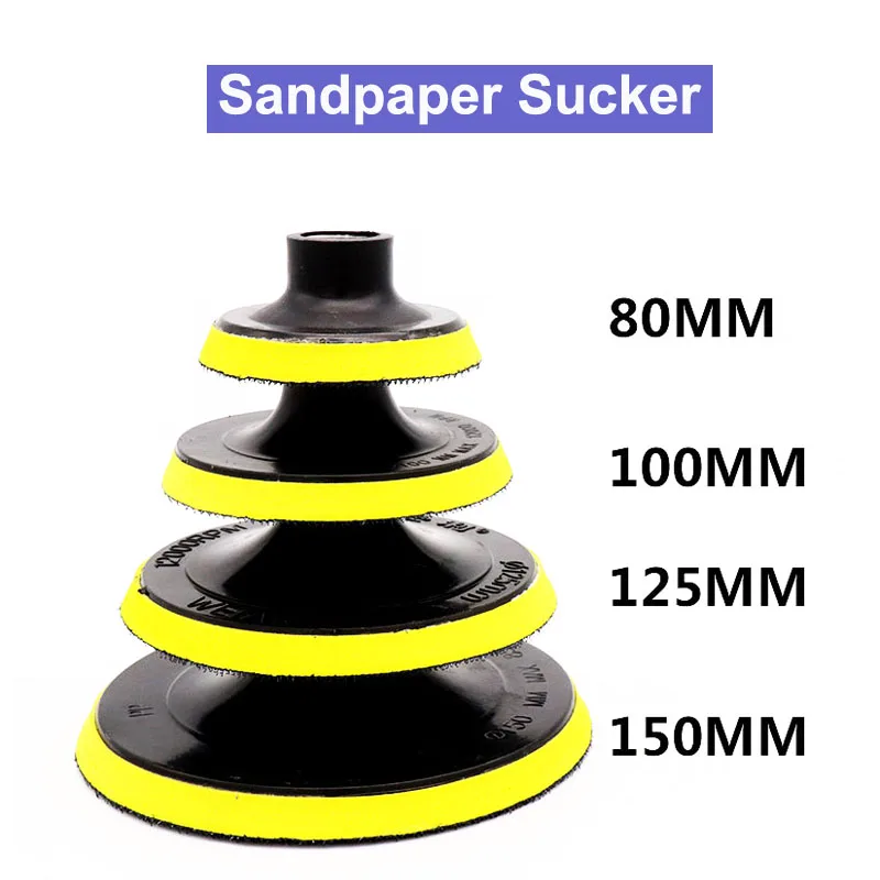 URANN 3~7 inches Flocking Sandpaper Sucker M10 M14 Thread Self-adhesion Sanding Pad 75~150mm
URANN 3~7 inches Flocking Sandpaper Sucker M10 M14 Thread Self-adhesion Sanding Pad 75~150mm