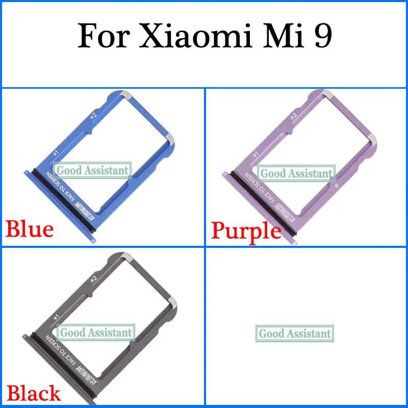 Для Xiaomi Mi 9/для 9 Global Sim лоток держатель карты Micro SD слот части адаптер карты|Корпусы